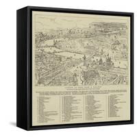 London as Seen from a Balloon-null-Framed Stretched Canvas