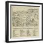 London as Seen from a Balloon-null-Framed Giclee Print