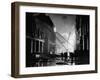 London Auxiliary Fire Service Working on a Fire Near Whitehall Caused by Incendiary Bomb-William Vandivert-Framed Photographic Print