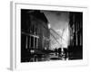 London Auxiliary Fire Service Working on a Fire Near Whitehall Caused by Incendiary Bomb-William Vandivert-Framed Photographic Print