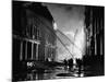 London Auxiliary Fire Service Working on a Fire Near Whitehall Caused by Incendiary Bomb-William Vandivert-Mounted Photographic Print