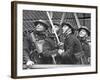 London Auxiliary Fire Service Working on a Fire Near Whitehall Caused by Incendiary Bomb-William Vandivert-Framed Photographic Print