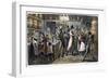 London: Bar Room, 1821-George Cruikshank-Framed Giclee Print