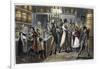London: Bar Room, 1821-George Cruikshank-Framed Giclee Print