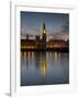 London Big Ben evening-Charles Bowman-Framed Photographic Print