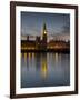 London Big Ben evening-Charles Bowman-Framed Photographic Print