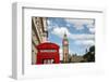 London Big Ben & Phone Booth-null-Framed Art Print