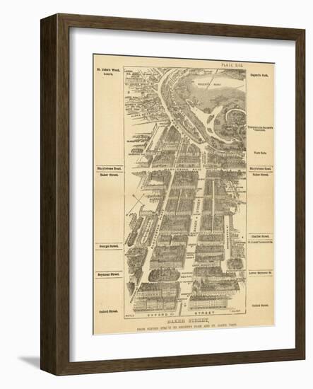 London Birdseye-null-Framed Photographic Print