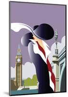 London Blank - Dave Thompson Contemporary Travel Print-Dave Thompson-Mounted Art Print