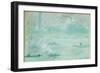 London, Boats on the Thames; Londres, Bateaux Sur La Tamise, 1901-Claude Monet-Framed Giclee Print