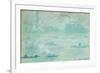 London, Boats on the Thames; Londres, Bateaux Sur La Tamise, 1901-Claude Monet-Framed Giclee Print