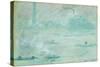 London, Boats on the Thames; Londres, Bateaux Sur La Tamise, 1901-Claude Monet-Stretched Canvas