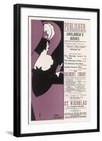 London Bookseller's Poster-Aubrey Beardsley-Framed Art Print