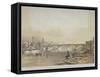 London Bridge, 1852-William Simpson-Framed Stretched Canvas