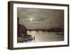 London Bridge, 1883-John Atkinson Grimshaw-Framed Giclee Print