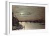 London Bridge, 1883-John Atkinson Grimshaw-Framed Giclee Print