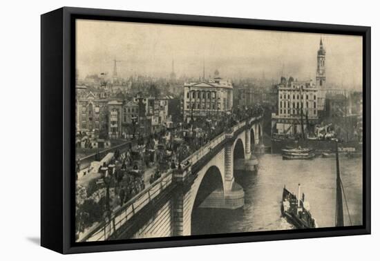 London Bridge, C1906-null-Framed Stretched Canvas