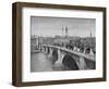 London Bridge, City of London, 1911-Pictorial Agency-Framed Photographic Print