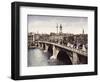 London Bridge, City of London, 1911-Pictorial Agency-Framed Photographic Print