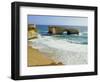 London Bridge, Coastal Feature Along the Great Ocean Road, Victoria, Australia-Peter Scholey-Framed Photographic Print