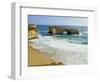 London Bridge, Coastal Feature Along the Great Ocean Road, Victoria, Australia-Peter Scholey-Framed Photographic Print