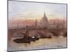 London Bridge, England-Fred E.J. Goff-Mounted Giclee Print