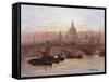 London Bridge, England-Fred E.J. Goff-Framed Stretched Canvas