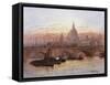 London Bridge, England-Fred E.J. Goff-Framed Stretched Canvas