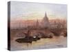 London Bridge, England-Fred E.J. Goff-Stretched Canvas