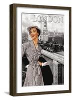 London Bridge Frock I-null-Framed Art Print