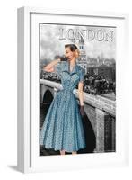 London Bridge Frock II-null-Framed Art Print