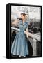 London Bridge Frock II-null-Framed Stretched Canvas