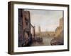 London Bridge from Pepper Alley Stairs, 1788-William Marlow-Framed Giclee Print