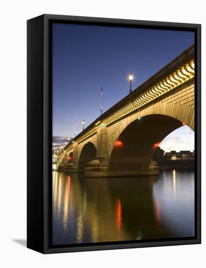 London Bridge in the Late Evening, Havasu, Arizona, United States of America, North America-Richard Maschmeyer-Framed Stretched Canvas