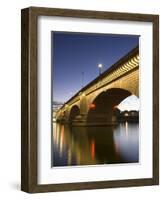 London Bridge in the Late Evening, Havasu, Arizona, United States of America, North America-Richard Maschmeyer-Framed Photographic Print