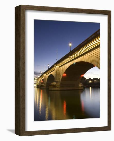 London Bridge in the Late Evening, Havasu, Arizona, United States of America, North America-Richard Maschmeyer-Framed Photographic Print