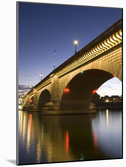 London Bridge in the Late Evening, Havasu, Arizona, United States of America, North America-Richard Maschmeyer-Mounted Photographic Print