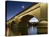 London Bridge in the Late Evening, Havasu, Arizona, United States of America, North America-Richard Maschmeyer-Stretched Canvas