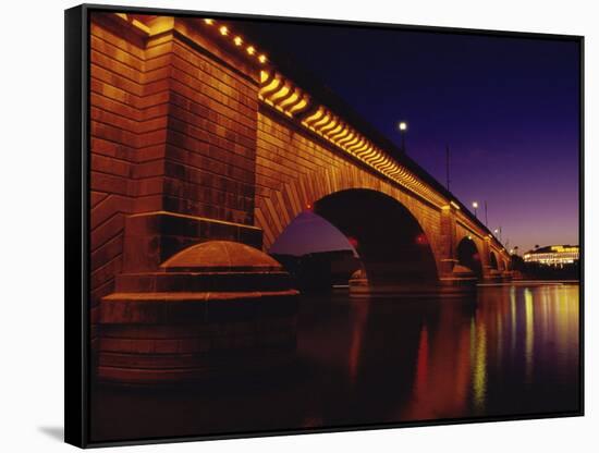 London Bridge, Lake Havasu City, Arizona, USA-null-Framed Stretched Canvas