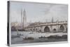 London Bridge, London, 1790-Joseph Constantine Stadler-Stretched Canvas