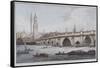 London Bridge, London, 1790-Joseph Constantine Stadler-Framed Stretched Canvas