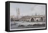 London Bridge, London, 1790-Joseph Constantine Stadler-Framed Stretched Canvas