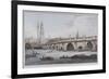 London Bridge, London, 1790-Joseph Constantine Stadler-Framed Giclee Print