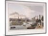 London Bridge, London, 1820-Robert Havell the Younger-Mounted Giclee Print