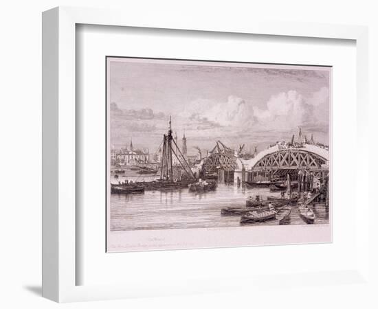 London Bridge, London, 1827-Edward William Cooke-Framed Giclee Print