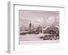 London Bridge, London, 1827-Edward William Cooke-Framed Giclee Print