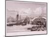 London Bridge, London, 1827-Edward William Cooke-Mounted Giclee Print