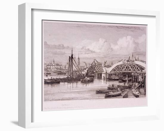 London Bridge, London, 1827-Edward William Cooke-Framed Giclee Print