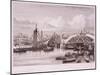 London Bridge, London, 1827-Edward William Cooke-Mounted Giclee Print