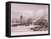 London Bridge, London, 1827-Edward William Cooke-Framed Stretched Canvas